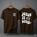 Camiseta Oversized – “Jesus Is King” (4 Cores Disponíveis)
