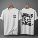 Camiseta Oversized – “Jesus Is King” (4 Cores Disponíveis)