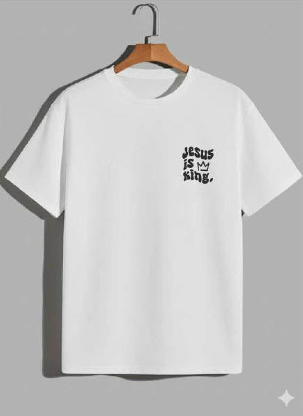 Camiseta Oversized – “Jesus Is King” (4 Cores Disponíveis)