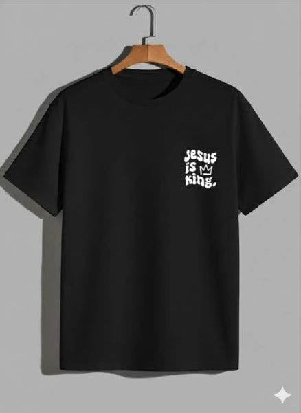 Camiseta Oversized – “Jesus Is King” (4 Cores Disponíveis)