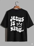 Camiseta Oversized – “Jesus Is King” (4 Cores Disponíveis)