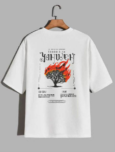 Camiseta Oversized – “YAHWEH” (4 Cores Disponíveis)
