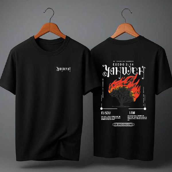 Camiseta Oversized – “YAHWEH” (4 Cores Disponíveis)