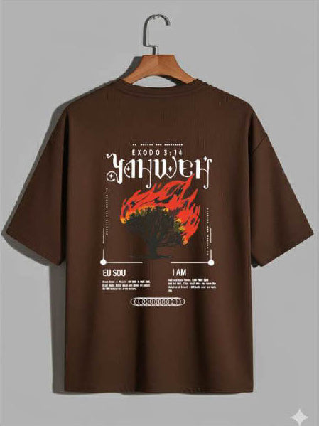 Camiseta Oversized – “YAHWEH” (4 Cores Disponíveis)