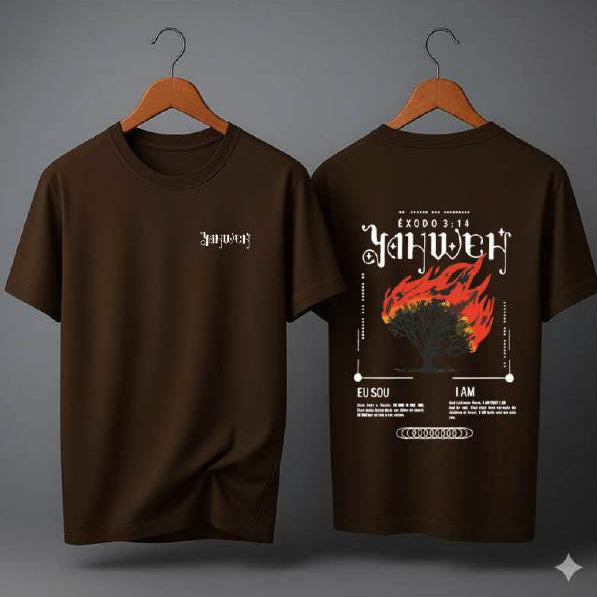 Camiseta Oversized – “YAHWEH” (4 Cores Disponíveis)