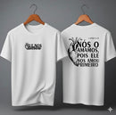 Camiseta Oversized – “Nós o Amamos Pois Ele Nos Amou” (4 Cores Disponíveis)