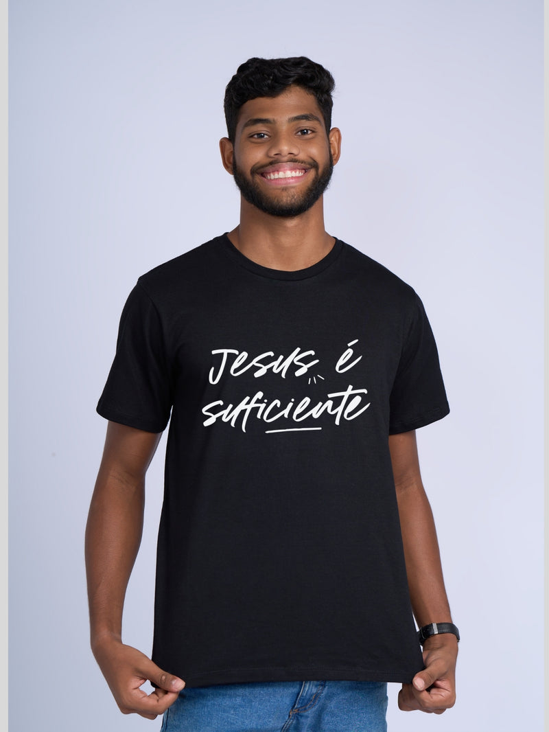 Camiseta "Jesus É Suficiente" Masculina
