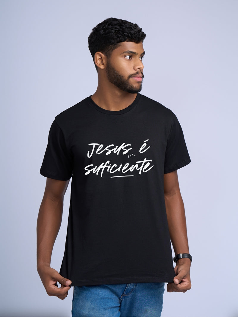 Camiseta "Jesus É Suficiente" Masculina