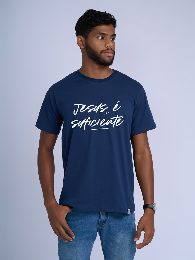 Camiseta "Jesus É Suficiente" Masculina