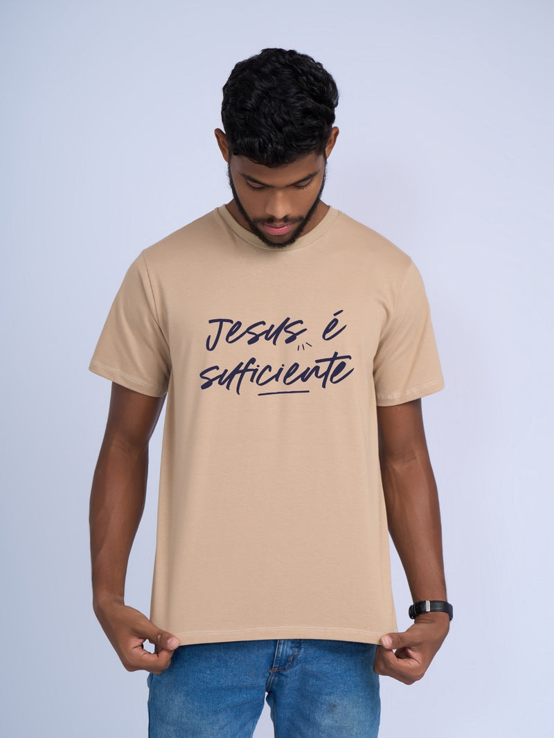 Camiseta "Jesus É Suficiente" Masculina