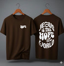 Camiseta Oversized – “Jesus Is The Hope Of The World” (4 Cores Disponíveis)