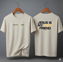 Camiseta Oversized – “Jesus Is My Best Friend” (4 Cores Disponíveis)