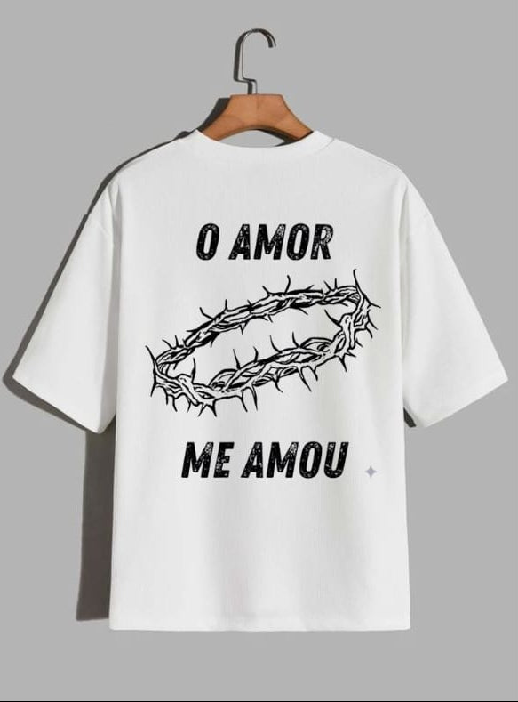Camiseta Oversized – “Coroa De Espinhos” (4 Cores Disponíveis)
