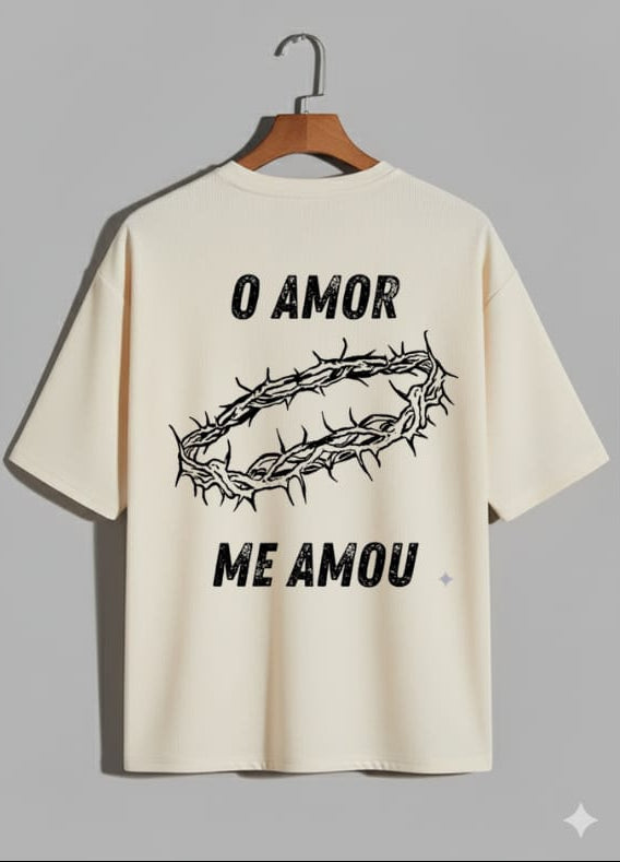 Camiseta Oversized – “Coroa De Espinhos” (4 Cores Disponíveis)