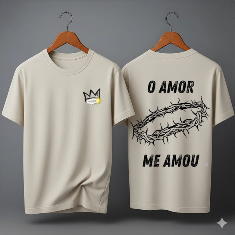 Camiseta Oversized – “Coroa De Espinhos” (4 Cores Disponíveis)