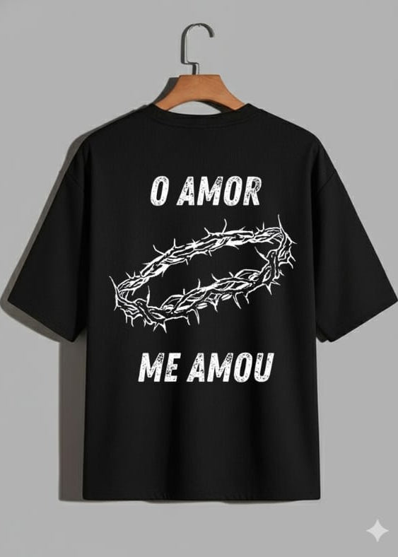 Camiseta Oversized – “Coroa De Espinhos” (4 Cores Disponíveis)