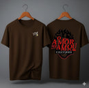 Camiseta Oversized – “O amor me amou e ele é Jesus” (4 Cores Disponíveis)