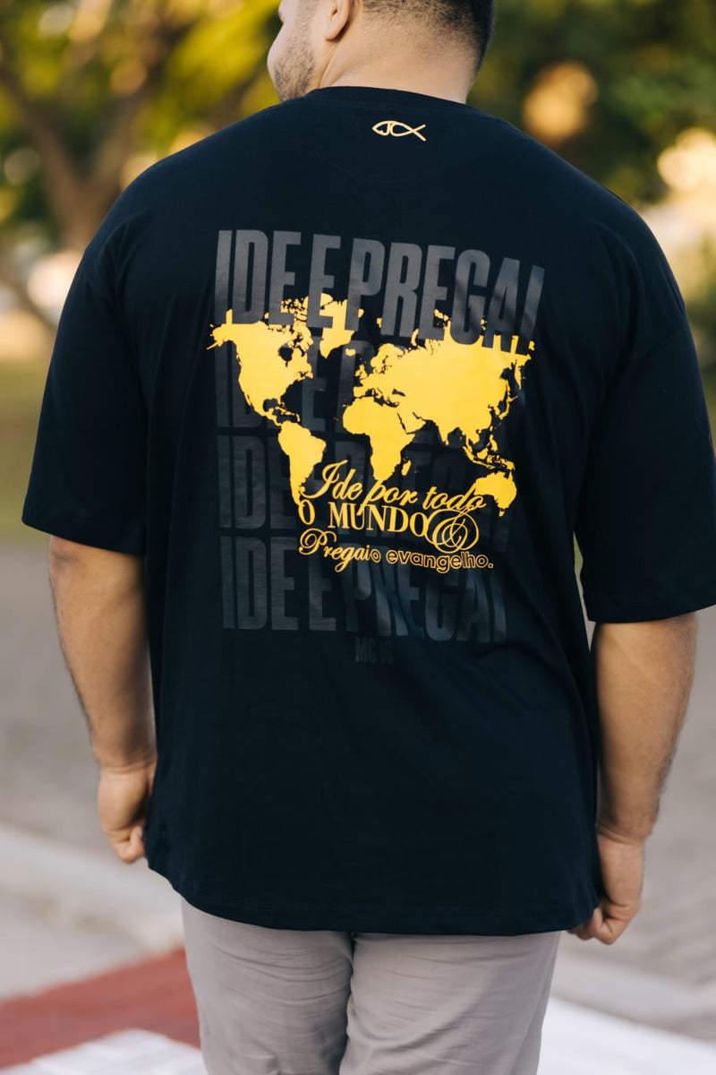 Camisa Oversized "Ide Por Todo O Mundo"