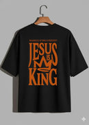 Camiseta Oversized – “Jesus Is King 2.0” (4 Cores Disponíveis)