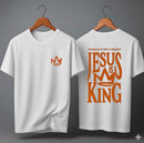 Camiseta Oversized – “Jesus Is King 2.0” (4 Cores Disponíveis)
