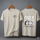 Camiseta Oversized – “Jesus se entregou por você” (4 Cores Disponíveis)