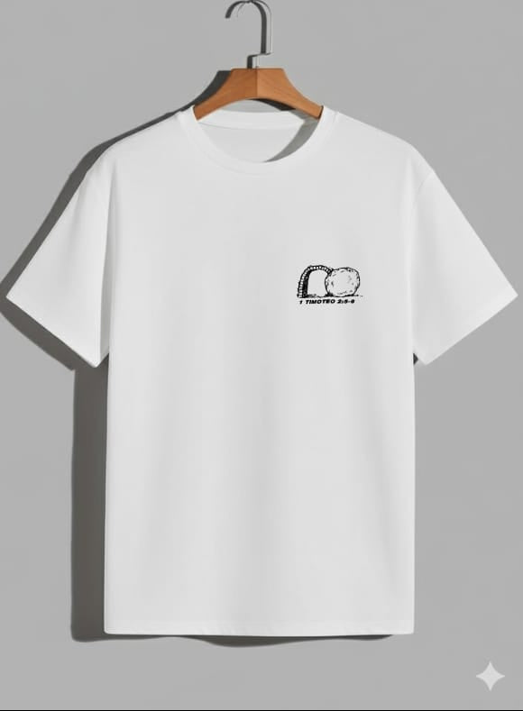 Camiseta Oversized – “Jesus se entregou por você” (4 Cores Disponíveis)