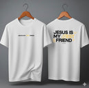 Camiseta Oversized – “Jesus Is My Best Friend” (4 Cores Disponíveis)